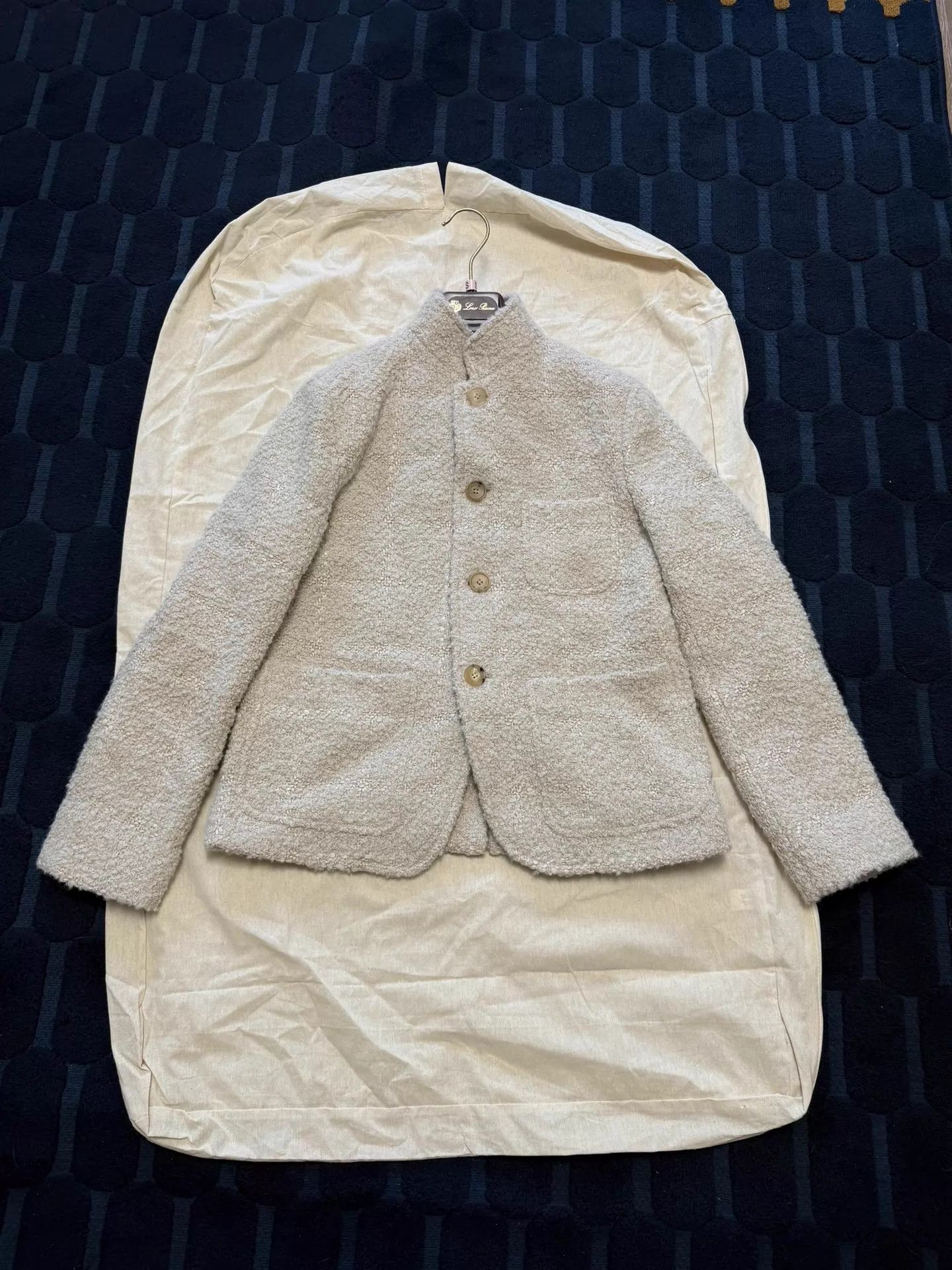 Loro Piana Loro Piana Alpaca Blend Short Jacket Beige 38 Size XS / US 0-2 / IT 36-38 - 2 Thumbnail