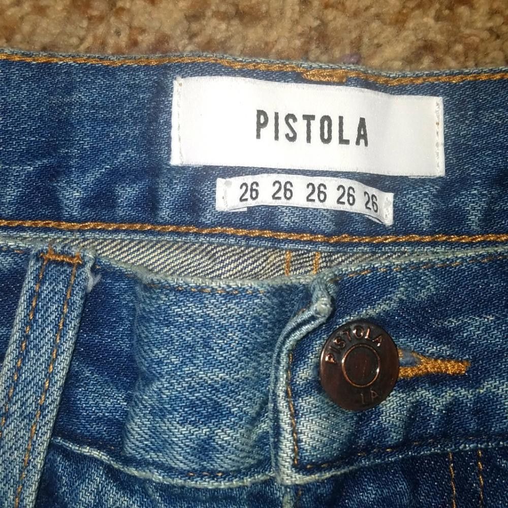 Designer Pistola Distressed Jean's Size 26 Size 26" / US 2 / IT 38 - 3 Thumbnail