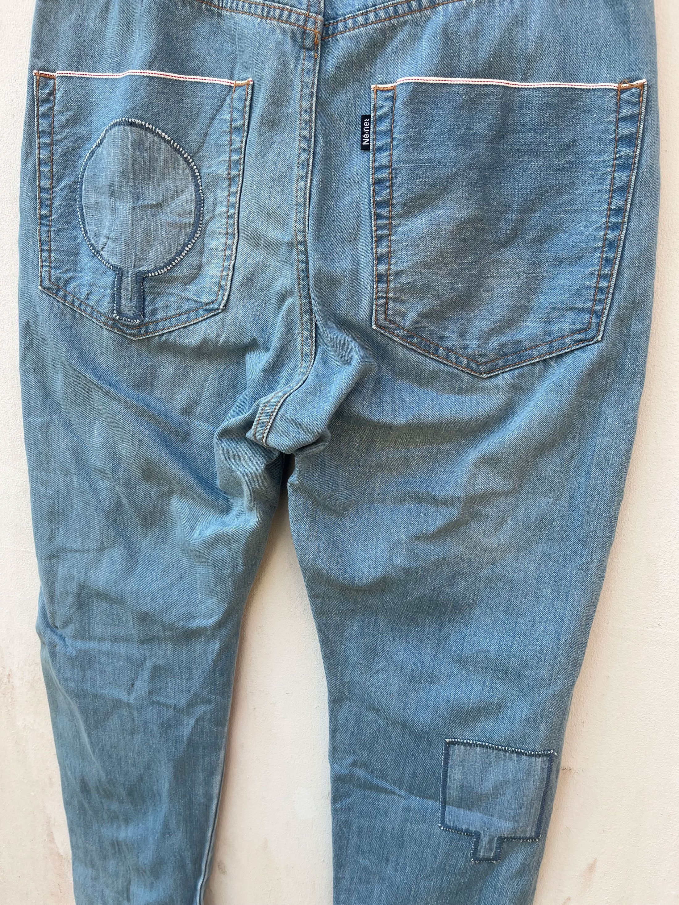 Issey Miyake Ne Net Issey Miyake Patchwork Art Selvedge High Rise Size US 30 / EU 46 - 6 Thumbnail