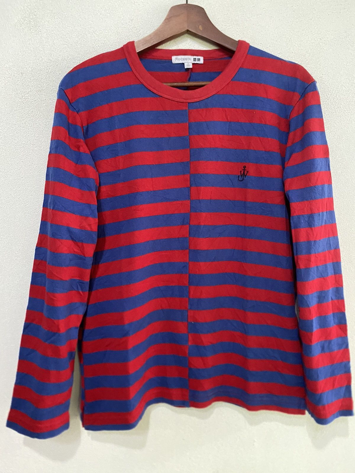 Blue Striped Long Sleeve T Shirt