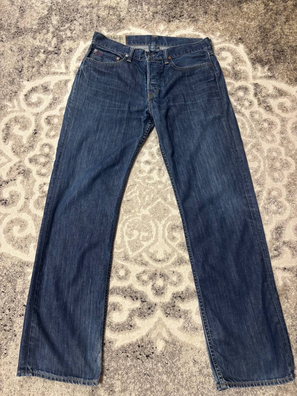 Polo Ralph Lauren Polo Ralph Lauren Vintage Dark Wash Straight Denim Jeans W32 Size US 32 / EU 48 - 13 Thumbnail