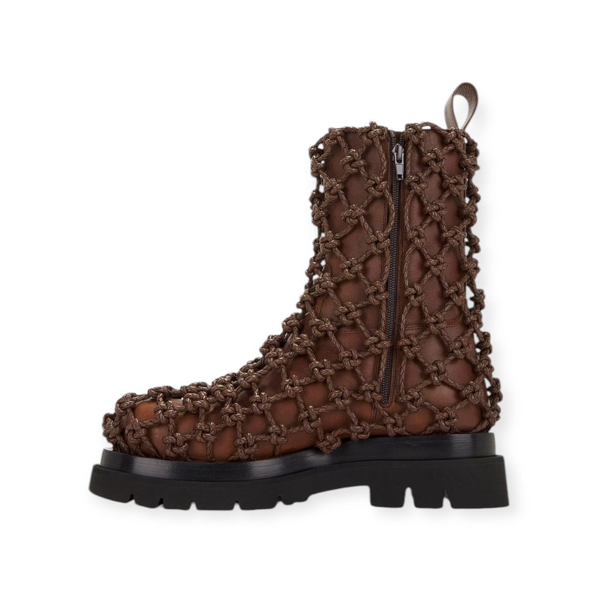 Bottega Veneta Bottega Veneta Knot Web Lug Boots MSRP $9000 Size US 10 / EU 43 - 5 Thumbnail