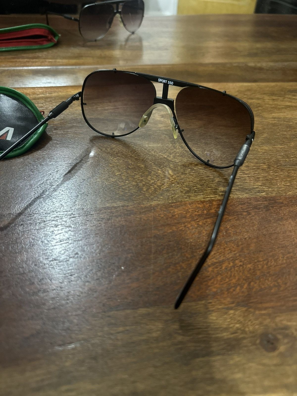 Kanye West Vintage Alitalia Sport 550 Sunglasses *Extremely Rare* Size ONE SIZE - 4 Thumbnail