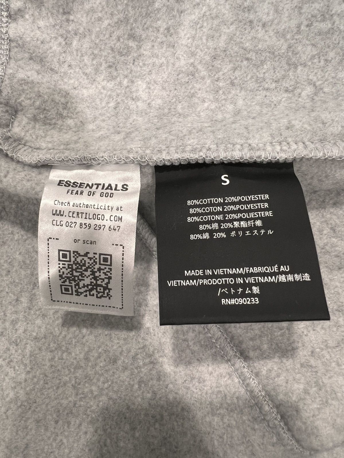 Essentials Essentials fear of god light heath sweatpants Size Small Size US 30 / EU 46 - 4 Thumbnail