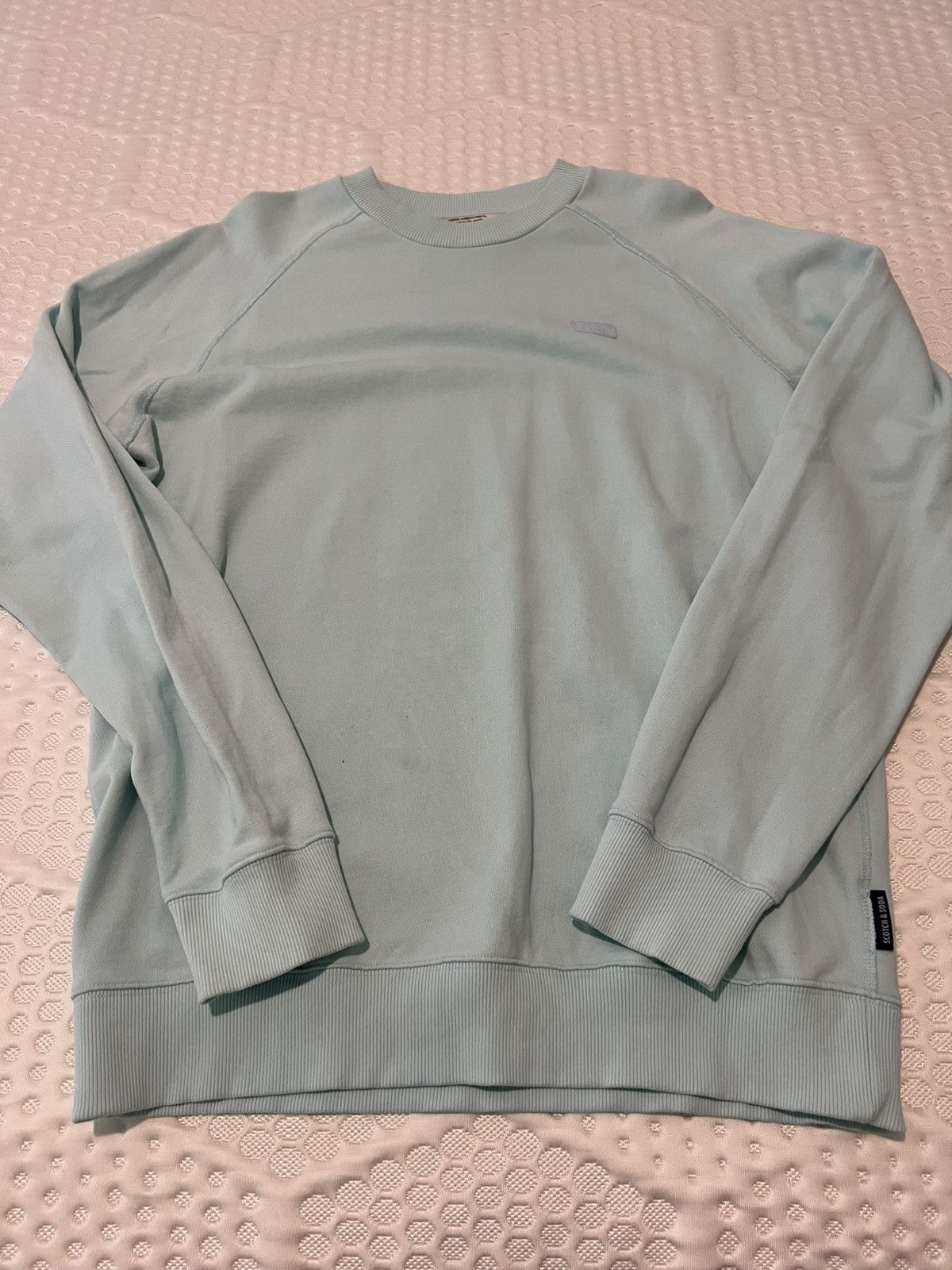 Scotch & Soda Scotch & Soda Teal Sweater Size US L / EU 52-54 / 3 - 1 Thumbnail