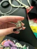 Japanese Brand Adjustable Angel Music Carved Spoon Ring Size ONE SIZE - 2 Thumbnail