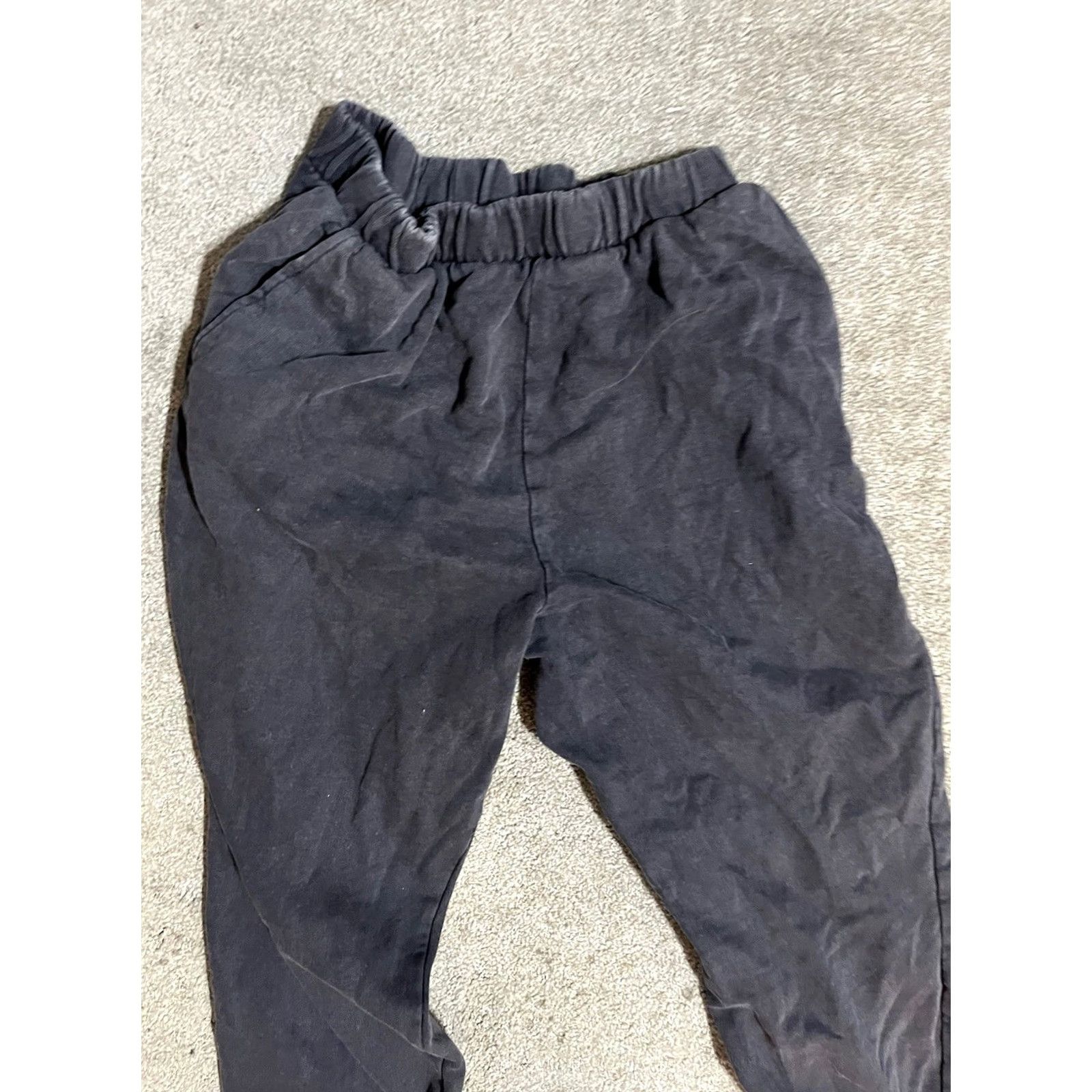 Zara Zara Sweatpants Joggers Womens Size S Elastic Stretch Wait Dark Gray Solid Sweatpants Size 28" / US 6 / IT 42 - 2 Thumbnail