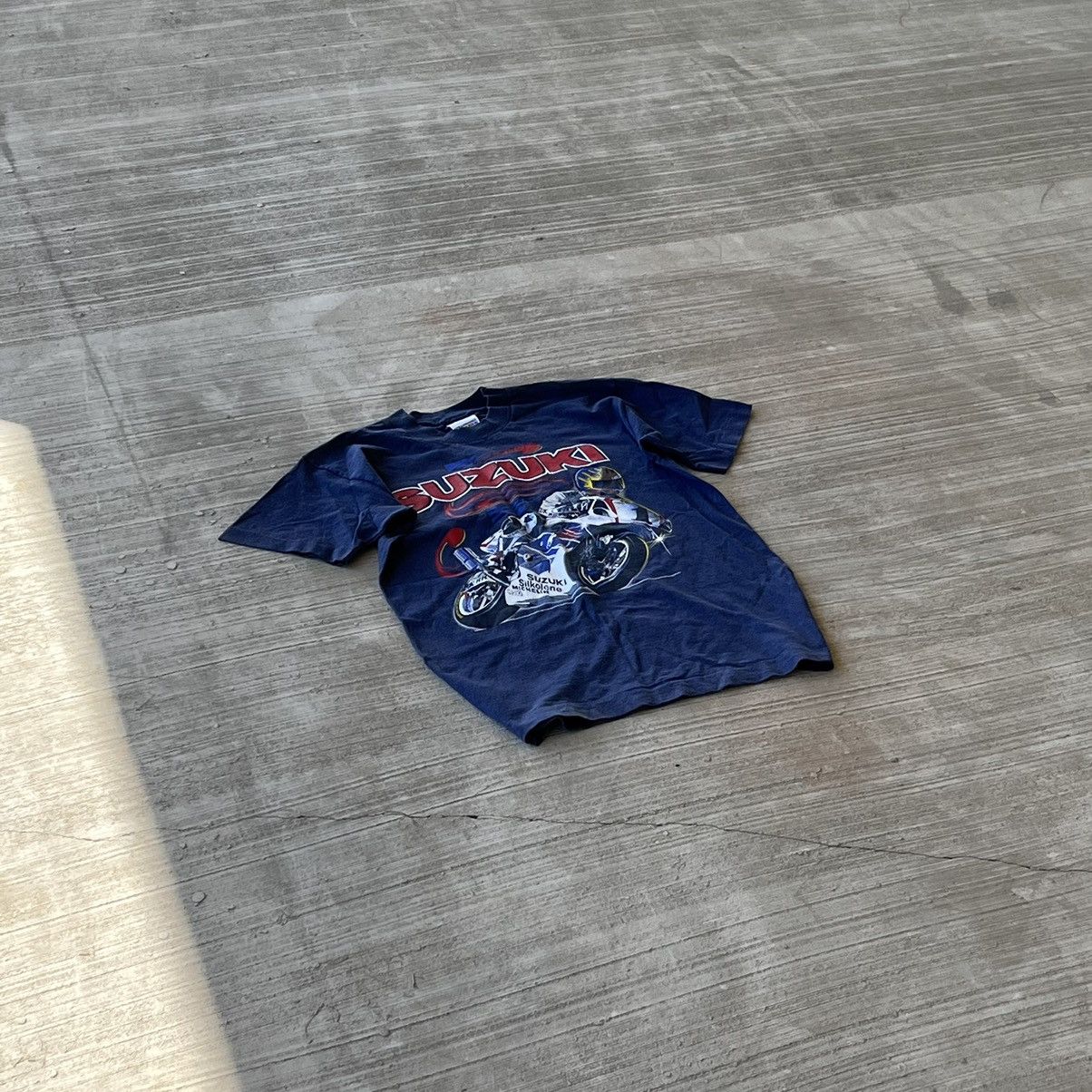 Vintage Screen Stars Vintage Suzuki Michelin Big Logo T-Shirt Size US S / EU 44-46 / 1 - 2 Thumbnail