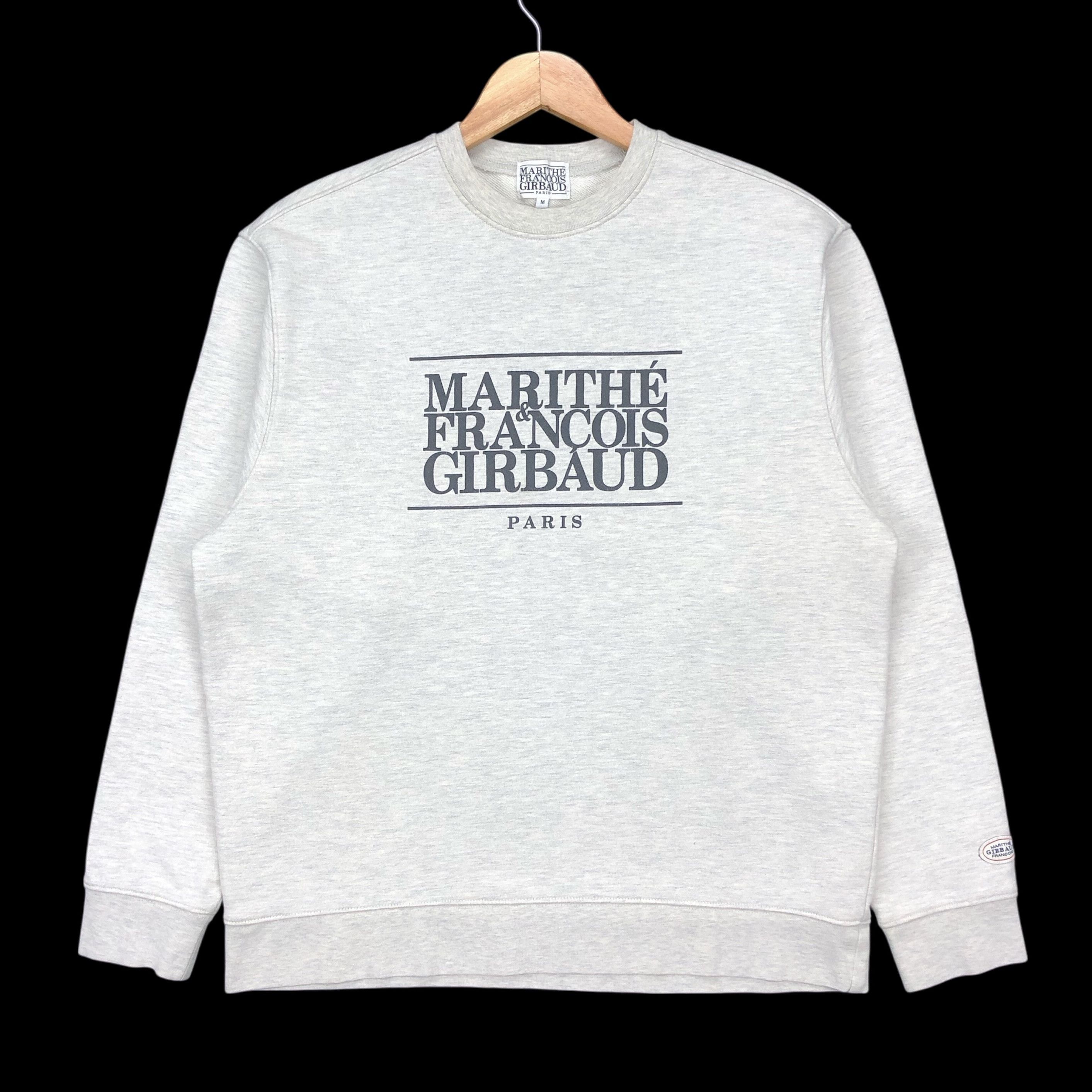 Marithe + Francois Girbaud Marithe Francois Girbaud Classic Logo Gray Sweatshirt M Size US M / EU 48-50 / 2 - 2 Thumbnail