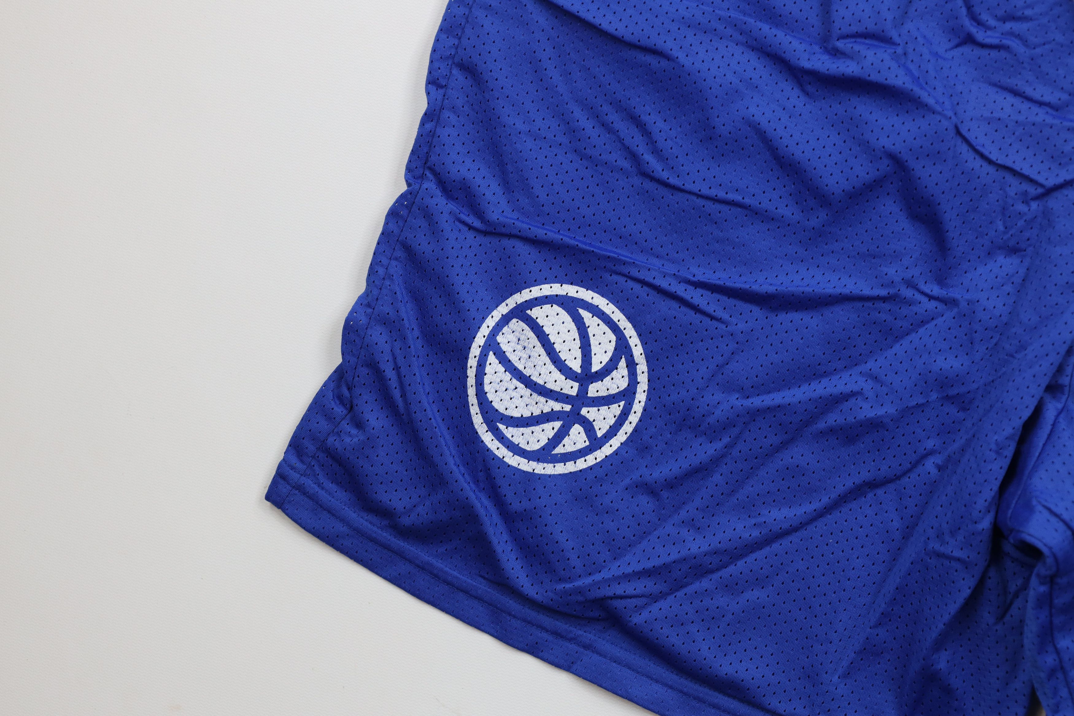Nike × Vintage Vintage 90s Y2K Nike Basketball Mini Swoosh Mesh Shorts Size US 34 / EU 50 - 5 Thumbnail