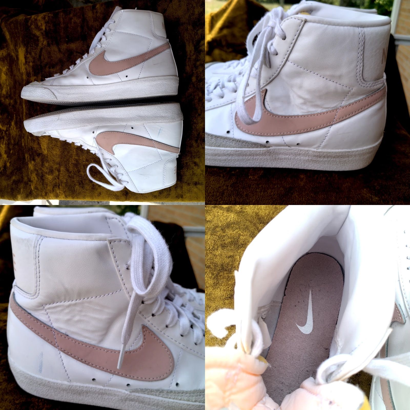 Nike Nike Blazer Mid Sneaker Women 7.5 White Pink CZ1055-118 - Classic Sports Comfort Activewear Casual Shoes Size S / US 4 / IT 40 - 11 Thumbnail