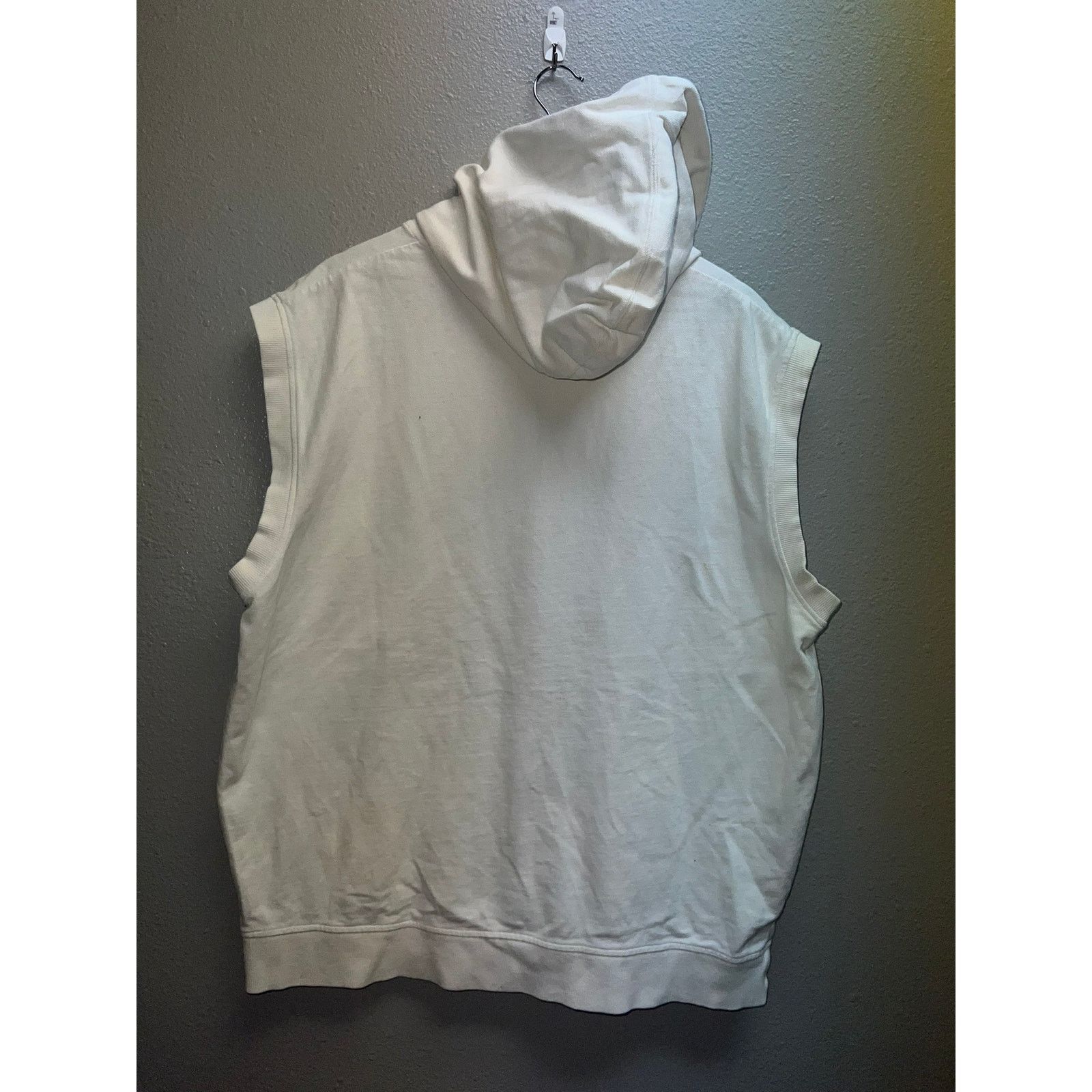 Vintage Y2K Southpole Sleeveless Hoodie Workout Full Zip White XL Size US XL / EU 56 / 4 - 9 Thumbnail