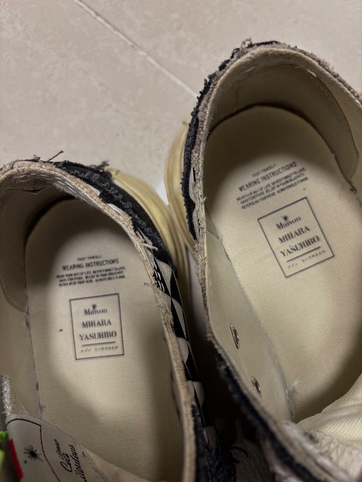 Maison MIHARA YASUHIRO OVERDYED LOWCUT SNEAKERS Size US 9 / EU 42 - 5 Thumbnail