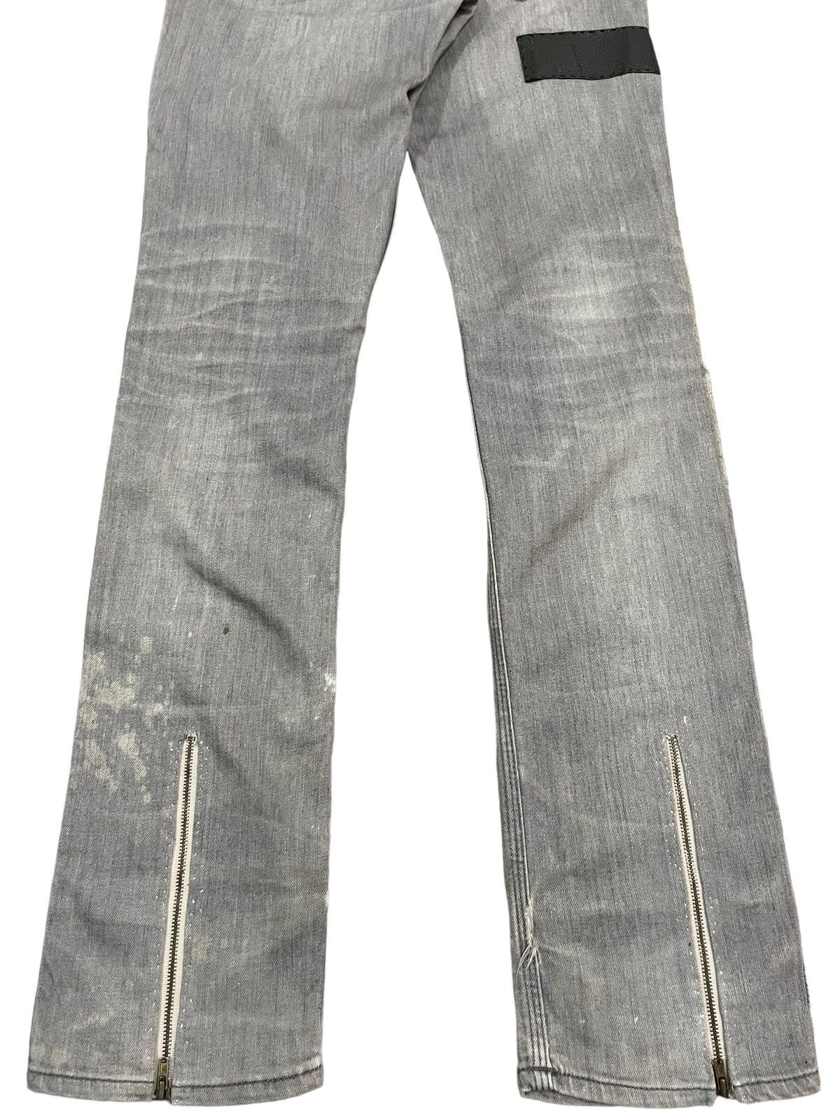 Acne Studios Acne Studios Max Tarnish Leather Patches Paint Splat Jeans Size US 29 - 6 Thumbnail