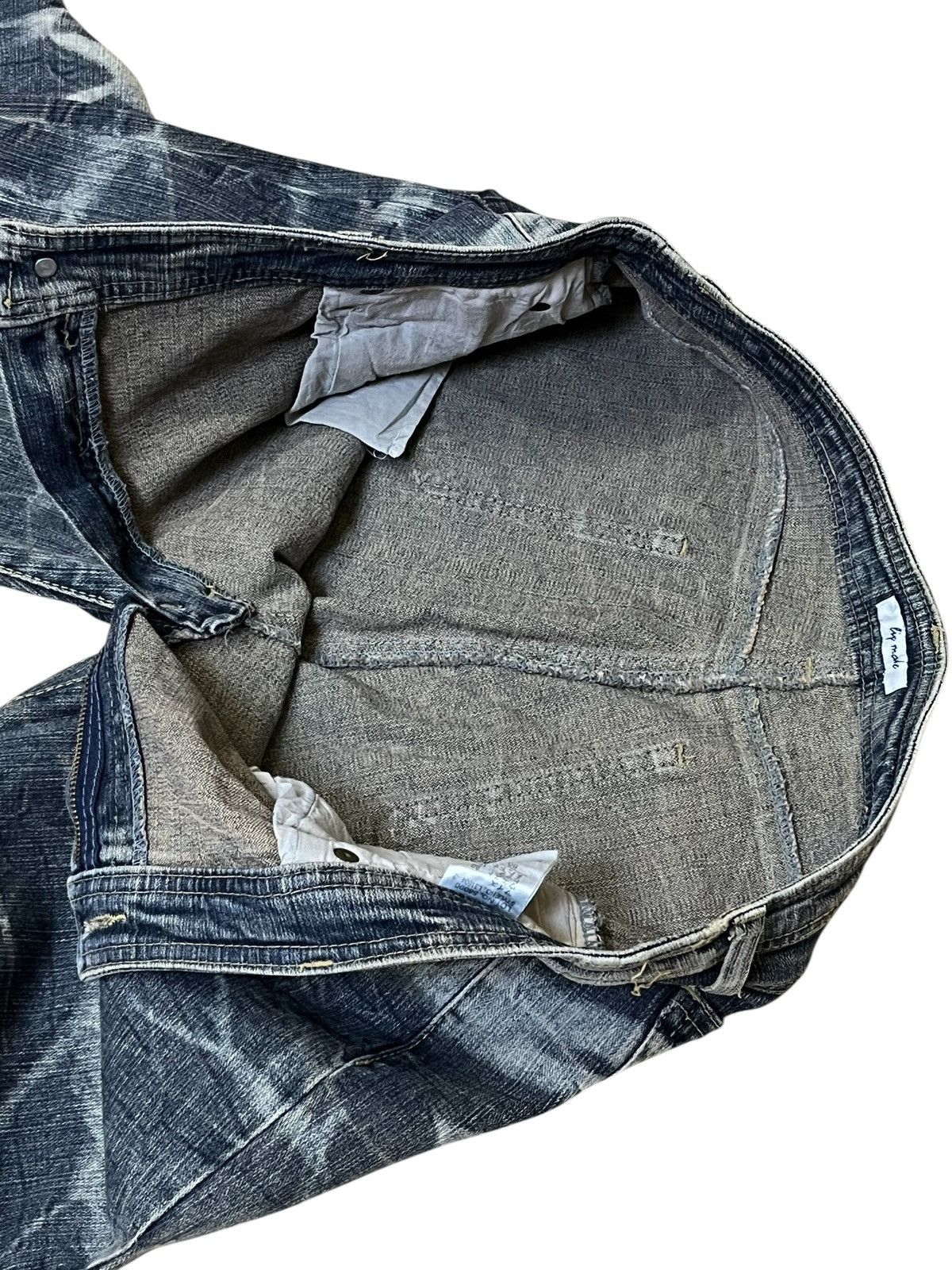 Tornado Mart SICK🔥JAPANESE BRAND HIP MAKE FLARED JEANS Size US 34 / EU 50 - 10 Thumbnail