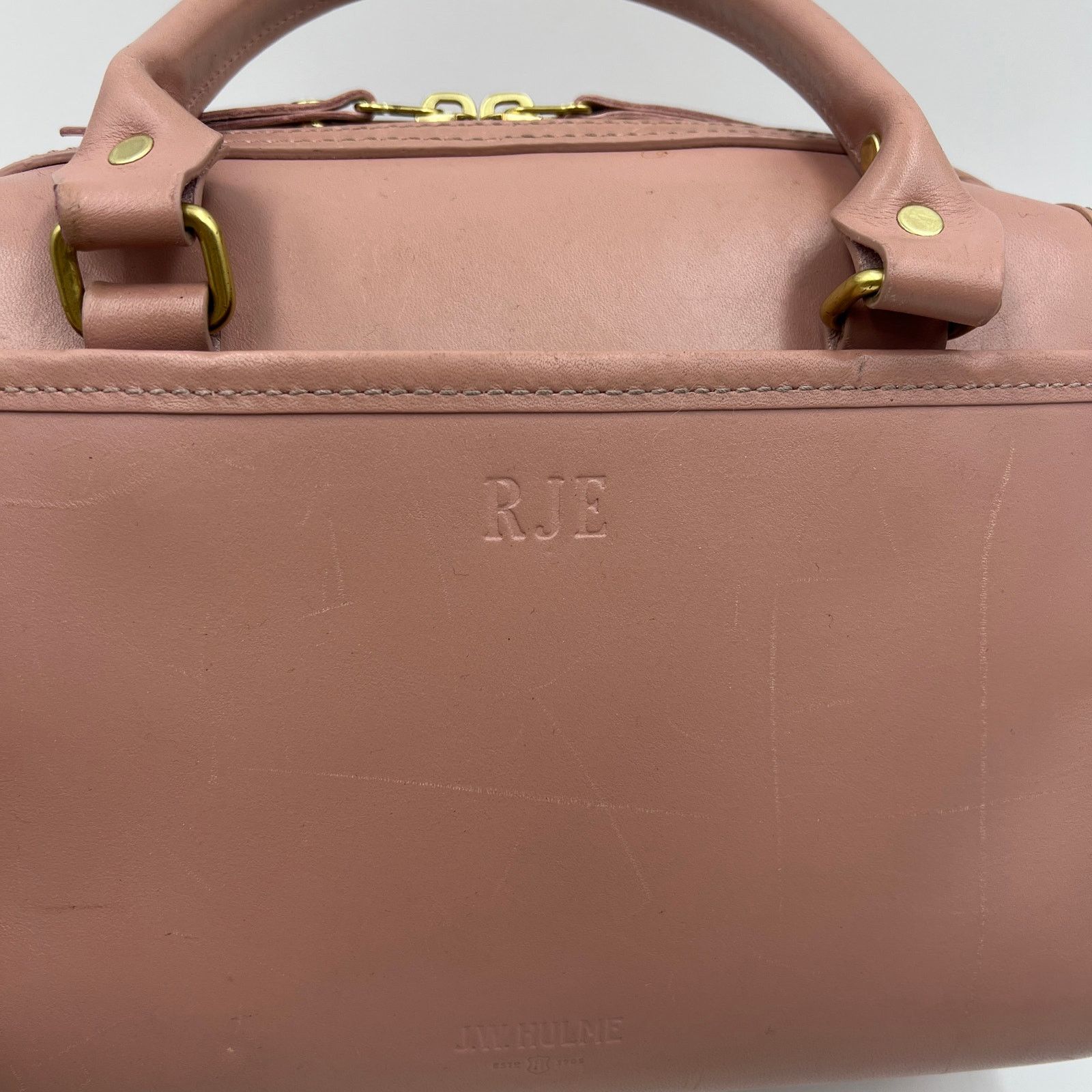 J.W. Hulme Co. J.W. Hulme Juno Pink Leather Satchel Handbag Purse Size ONE SIZE - 10 Thumbnail