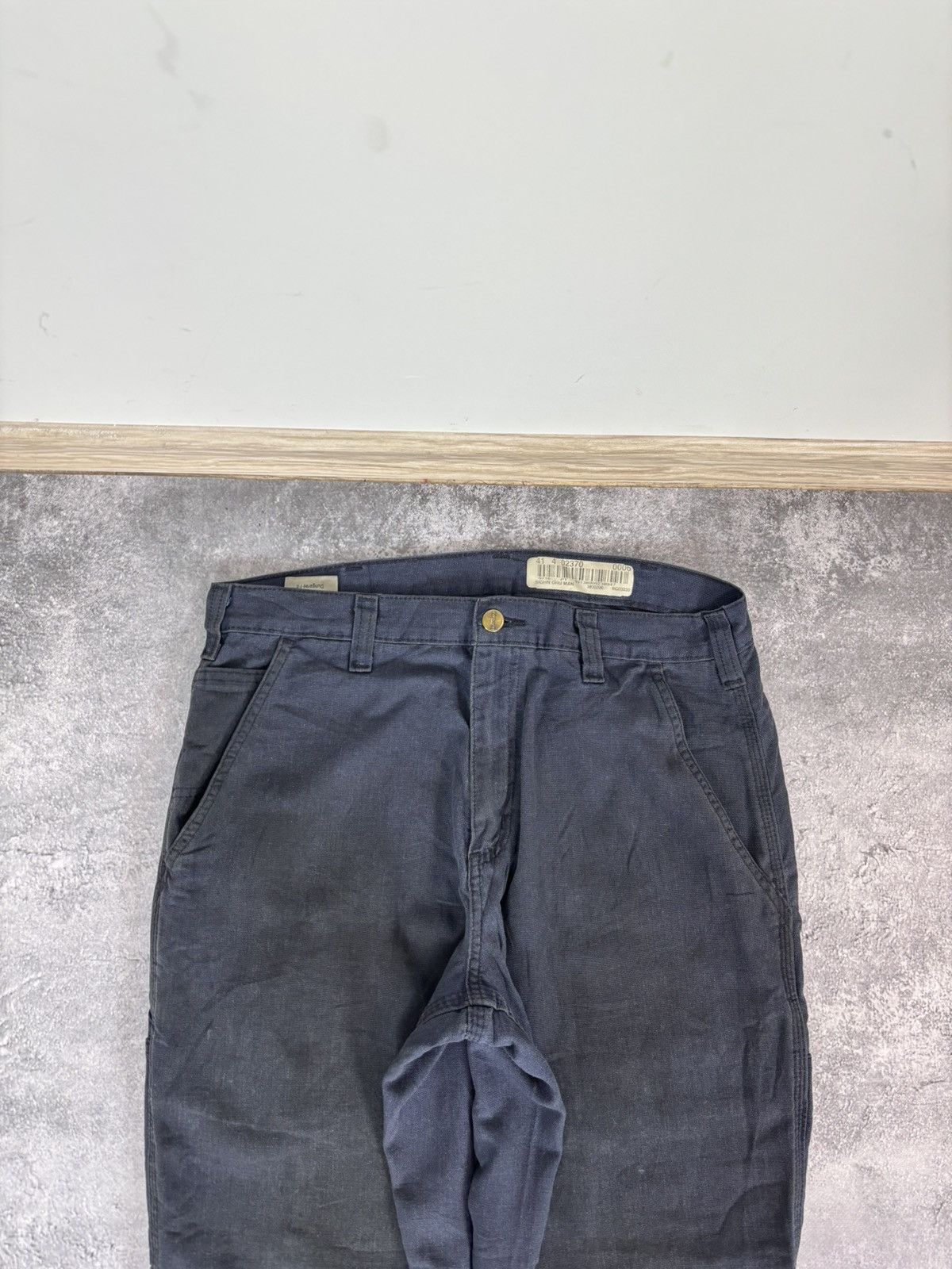 Carhartt Carhartt Men’s Navy Blue Carpenter Pants Dungaree Fit Size US 32 / EU 48 - 13 Thumbnail