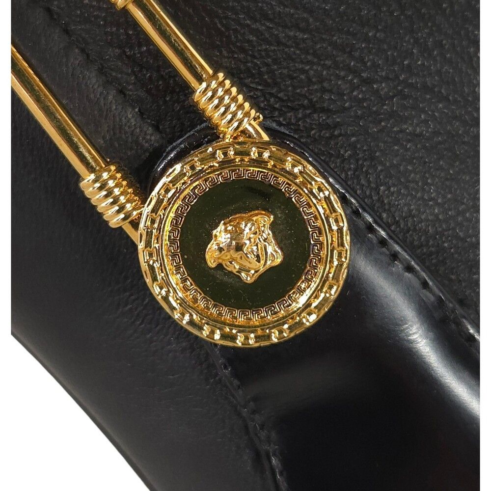 Versace Versace Safety Pin Nappa Stretch Boots US 6 EU 36 Womens Size US 6 / IT 36 - 3 Thumbnail