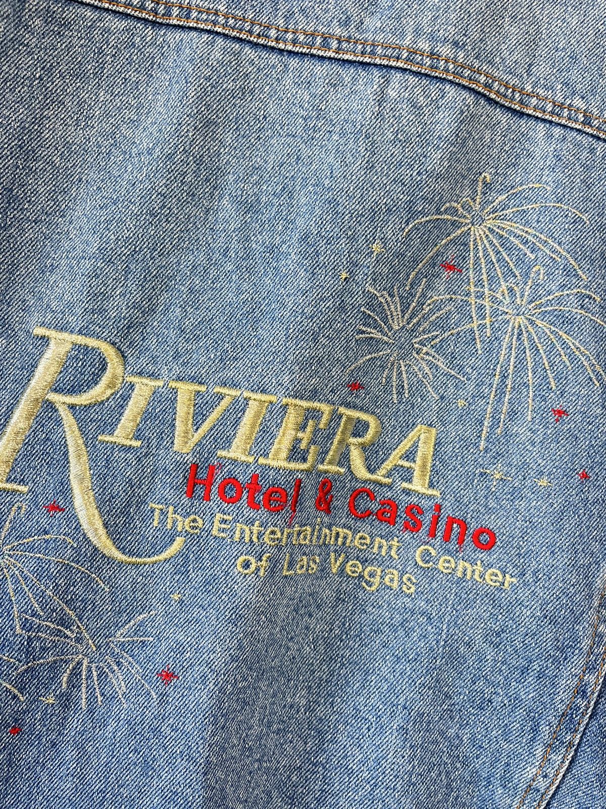 Vintage Las Vegas Riviera Casino Emroidered Denim Jacket M Size US M / EU 48-50 / 2 - 8 Thumbnail