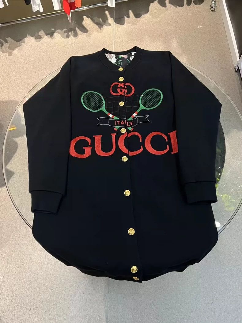 Gucci Gucci Long baseball series double-wear baseball jacket 2503 Size US XXS / EU 40 - 1 Thumbnail