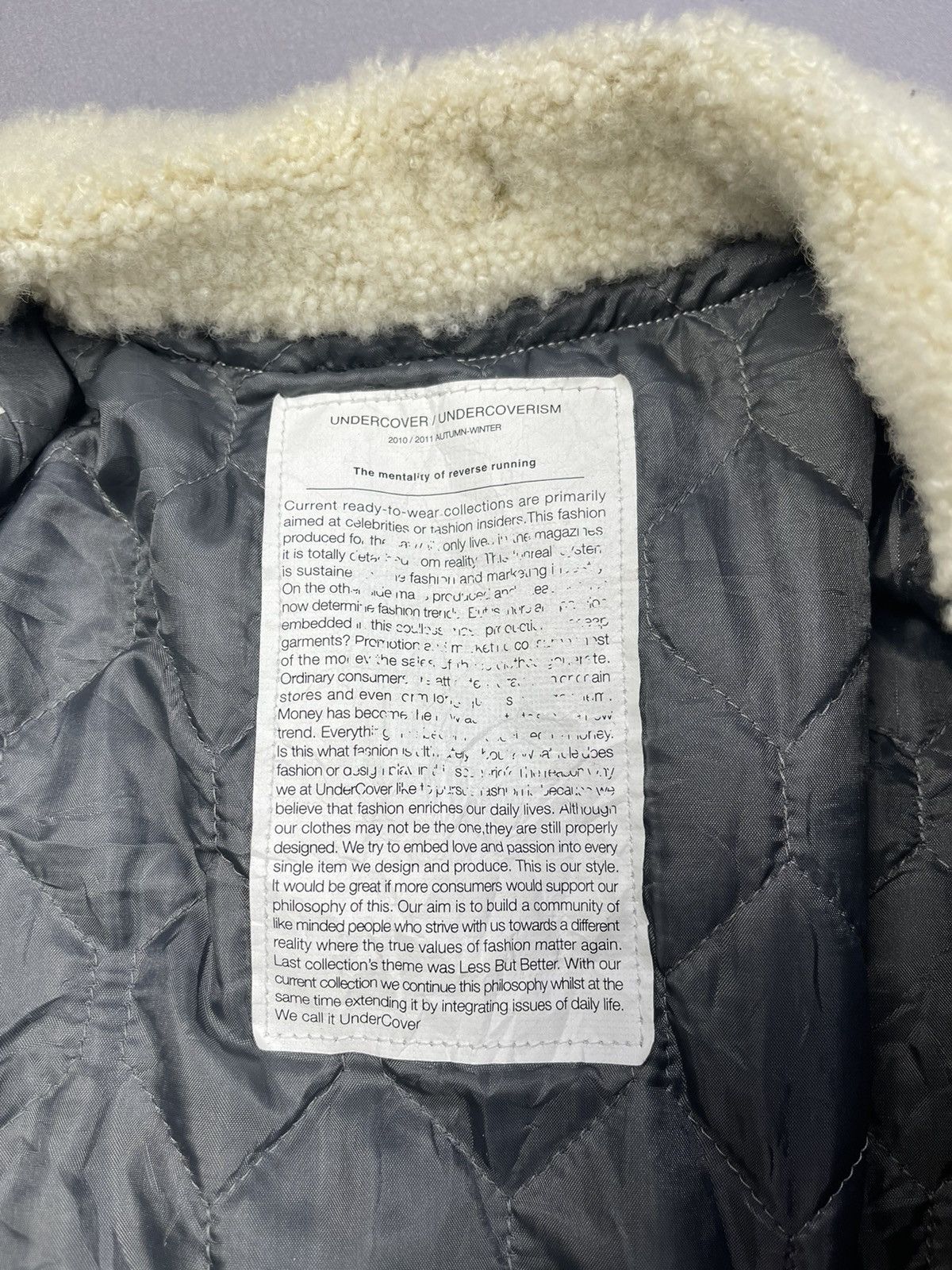 Undercover Hype UNDERCOVER AW 2010/2011 Quilted Corduroy Jacket Size US S / EU 44-46 / 1 - 15 Thumbnail