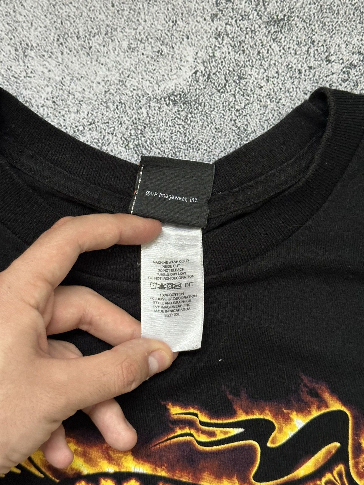 Harley Davidson Vintage Harley Davidson T-shirt Stratstone Moto Size US XXL / EU 58 / 5 - 10 Thumbnail