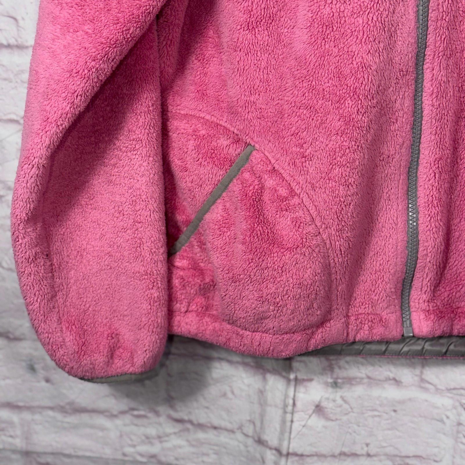 The North Face The North Face Girls' Pink Fleece Jacket XL (18) Size XL / US 12-14 / IT 48-50 - 2 Thumbnail