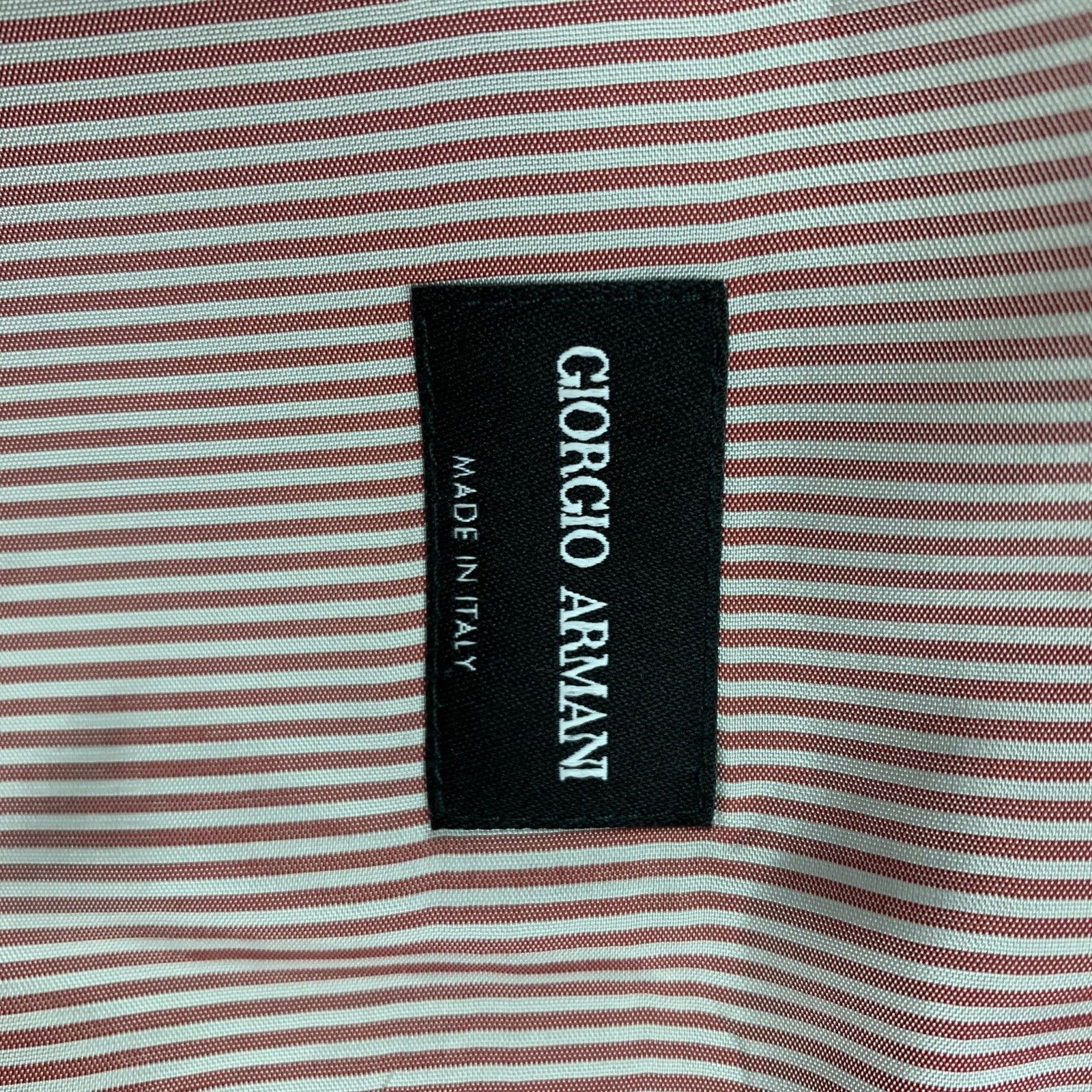 Giorgio Armani GIORGIO ARMANI Size 36 Navy Grid Wool Silk Buttoned Vest Size 36R - 5 Thumbnail