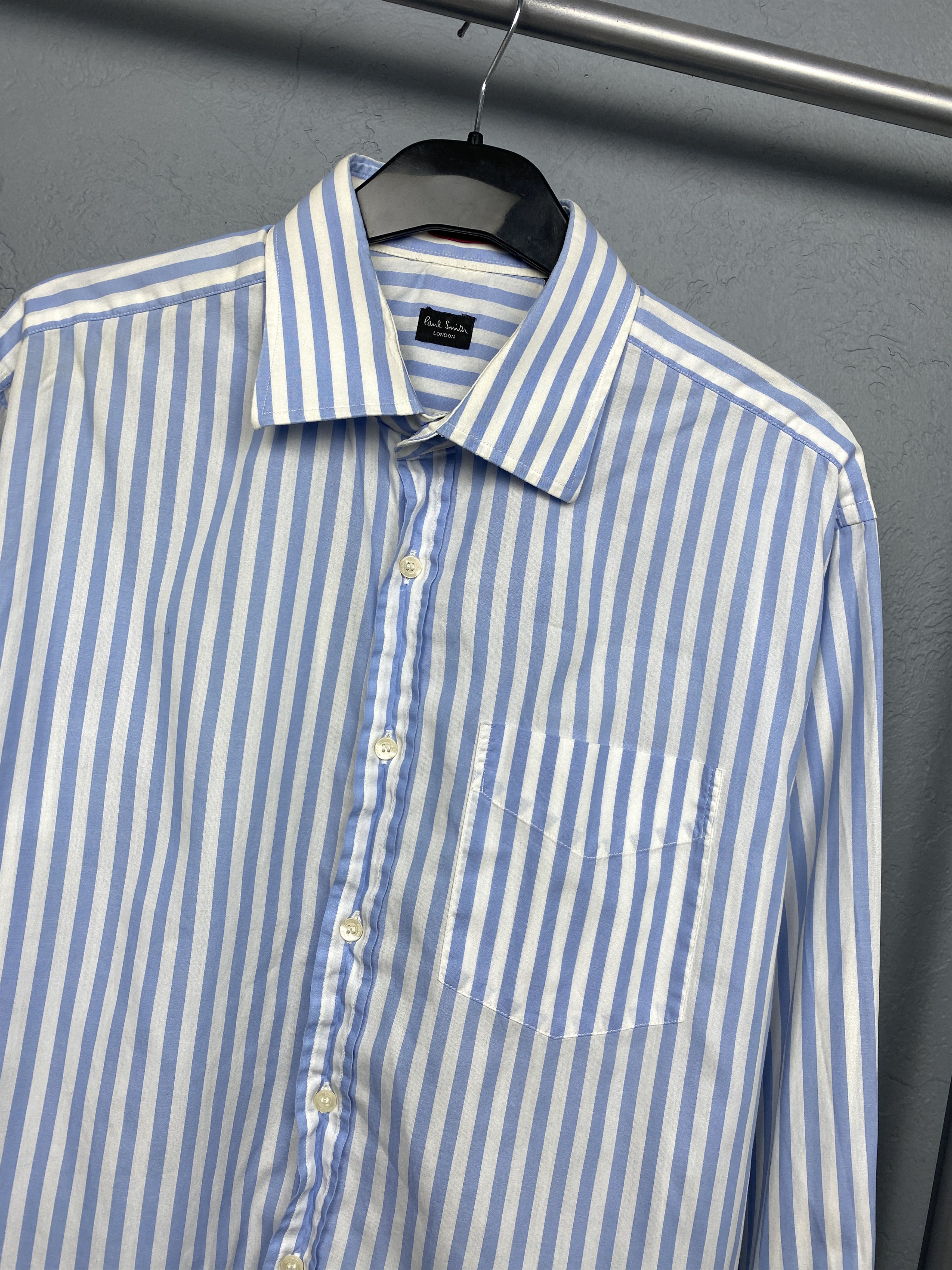 Paul Smith Paul Smith London Long Sleeve Striped Shirt on cufflinks Size US L / EU 52-54 / 3 - 2 Thumbnail