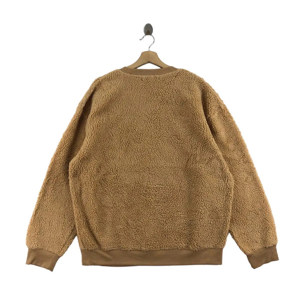 Kangol Vtg KANGOL x ROCKY MONROE Center Logo Brown Fleece Size XXL / US 16-18 / IT 52-54 - 3 Thumbnail