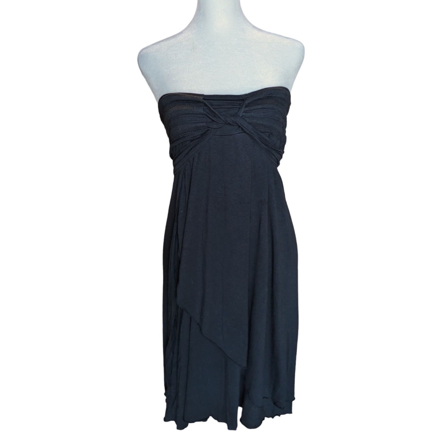Other Horny Toad Gray Metomorphose Convertible Halter Dress Skirt Size 27" / US 4 / IT 40 - 4 Thumbnail
