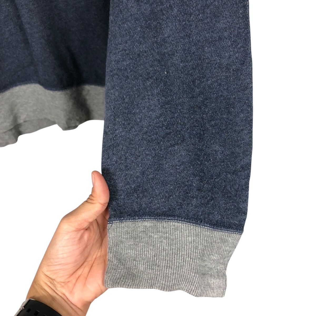 Nike 📌Vintage Nike Big Swoosh Sweatshirt Rich Blue Pull Over Size US L / EU 52-54 / 3 - 12 Thumbnail
