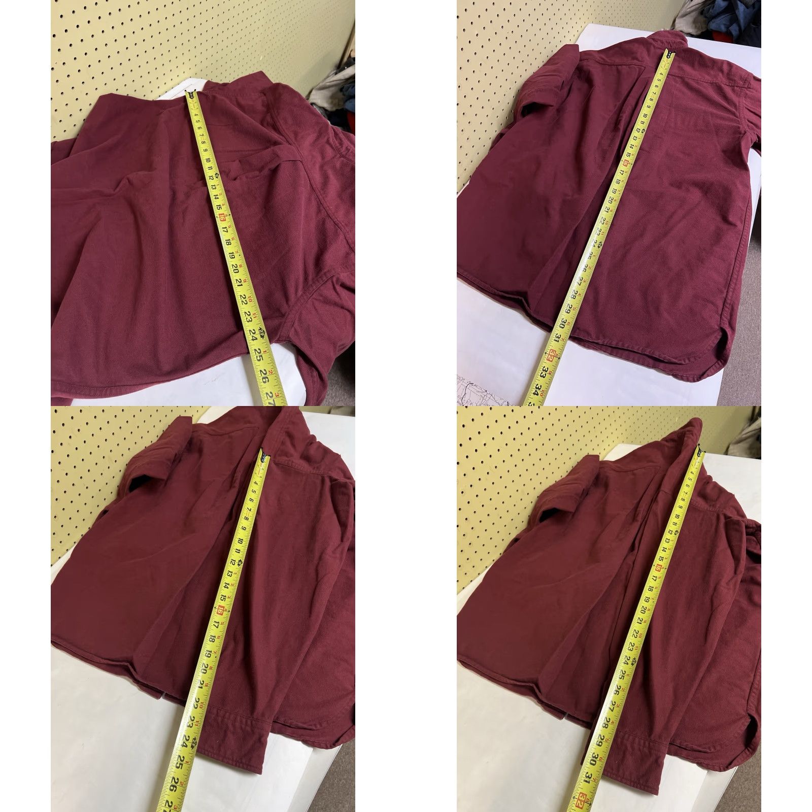 Vintage L.L. Bean Shirt Button-Up Long Sleeve Mens Red Cotton Workwear Casual Brick Sportsman 0 MT03 Regular Size L Size US L / EU 52-54 / 3 - 8 Thumbnail