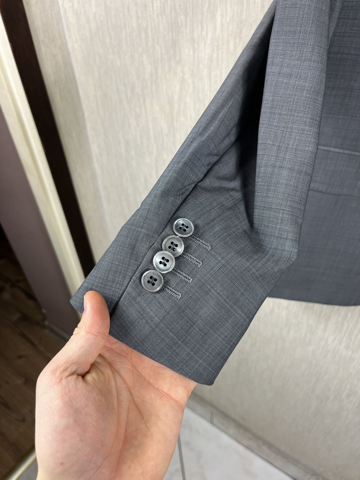 Ermenegildo Zegna Ermenegildo Zegna Leggerissimo wool silk blazer jacket Size 52R - 11 Thumbnail