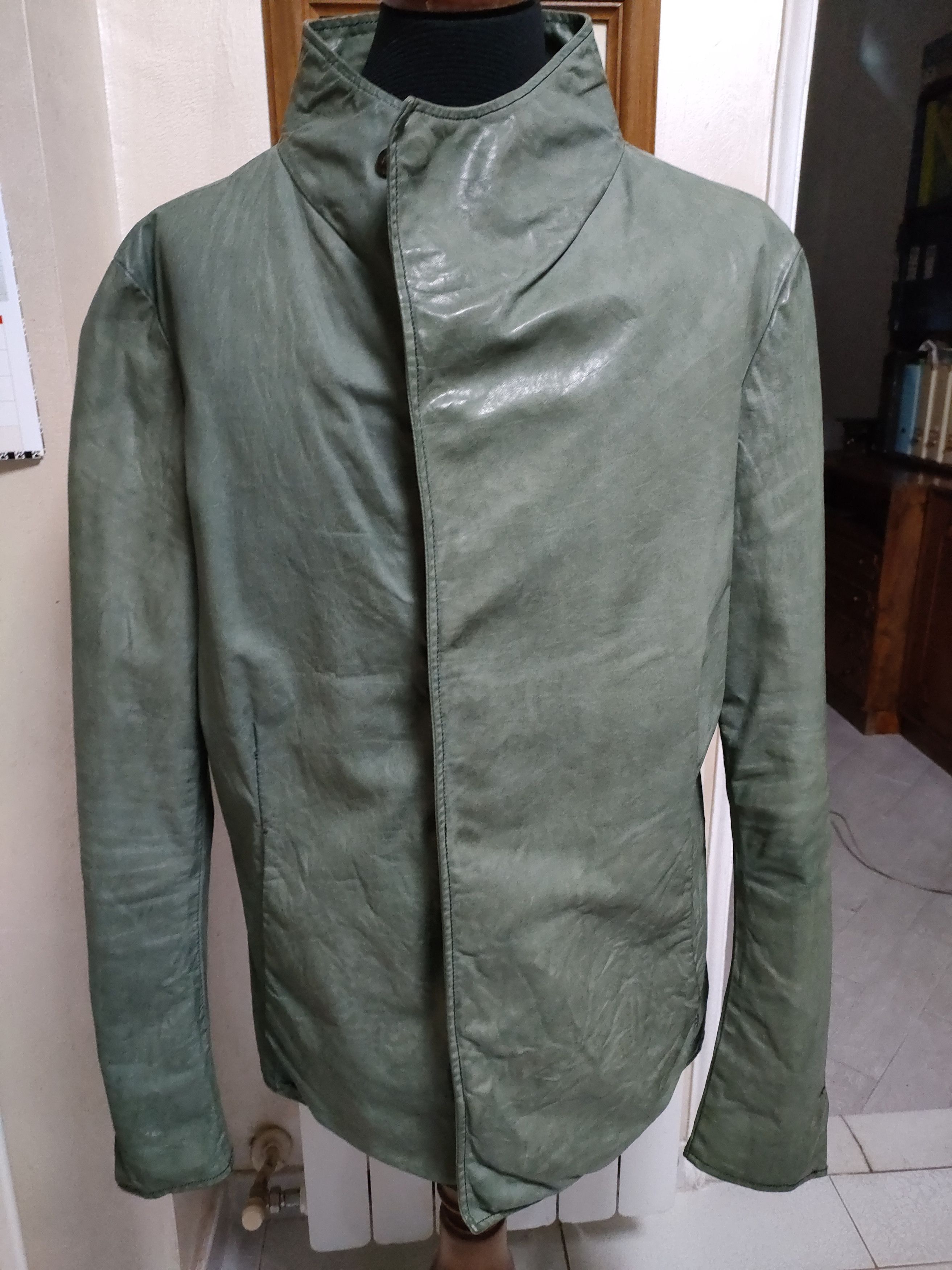 image of Incarnation XL Green Guidi Leather in Apple Green, Men's (Size Large)