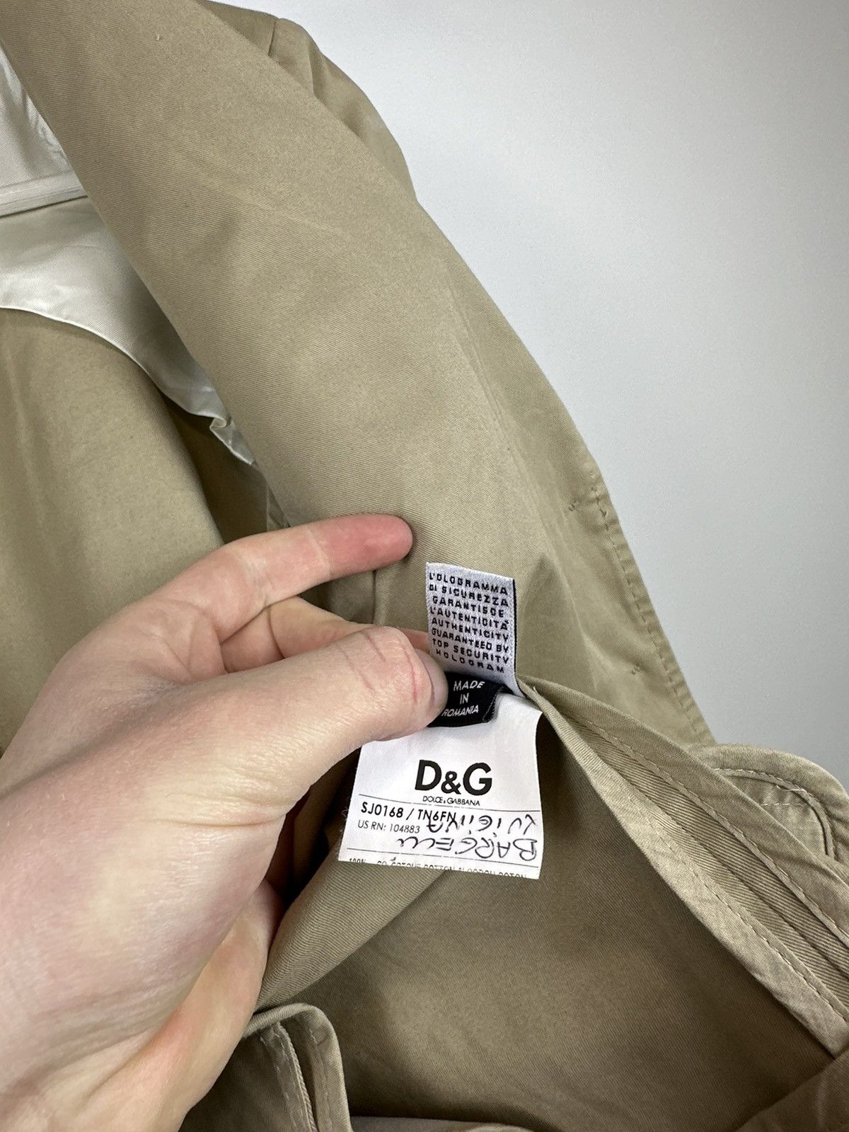 Vintage Dolce & Gabbana Rare Luxury Designer Blazer Jacket