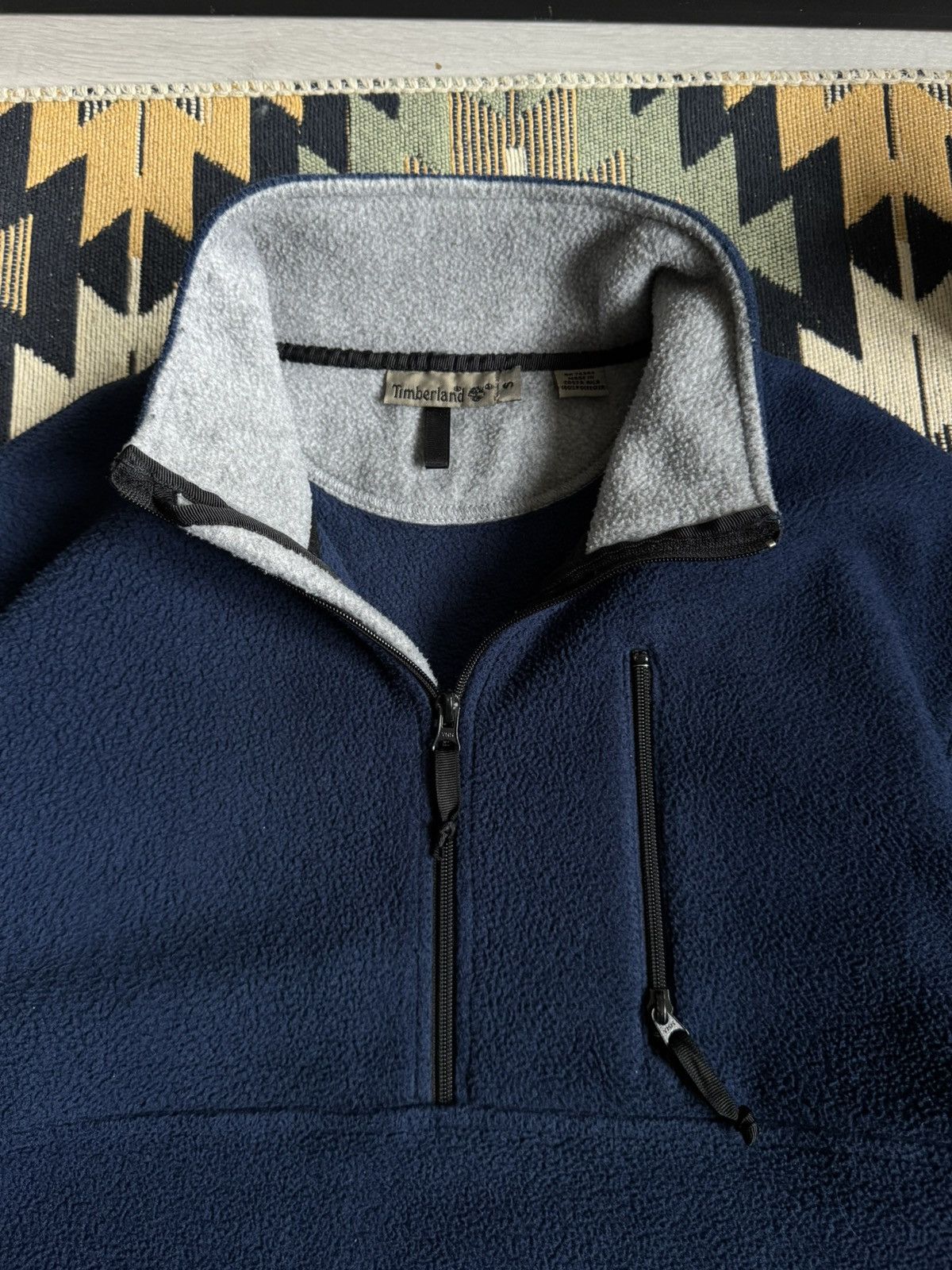 Timberland Vintage Timberland Gorpcore 1/3 Zip Fleece Sherpa Size US S / EU 44-46 / 1 - 6 Thumbnail