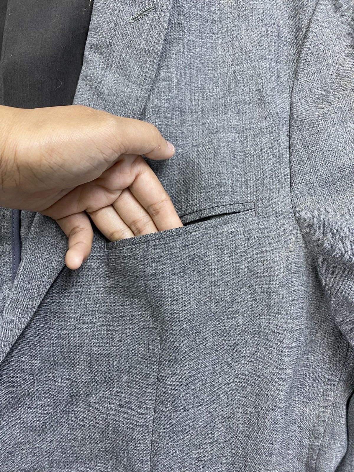 PPFM PPFM Japan Single Button Cropped Blazer Jacket Size US S / EU 44-46 / 1 - 7 Thumbnail