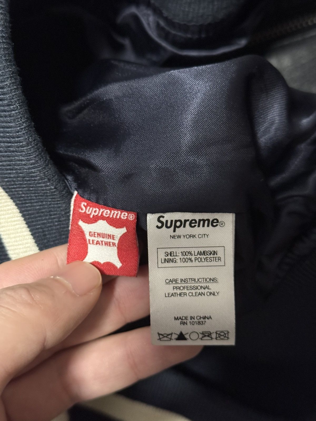 Supreme Supreme yankees mlb leather bomber Jacket Size US M / EU 48-50 / 2 - 7 Thumbnail