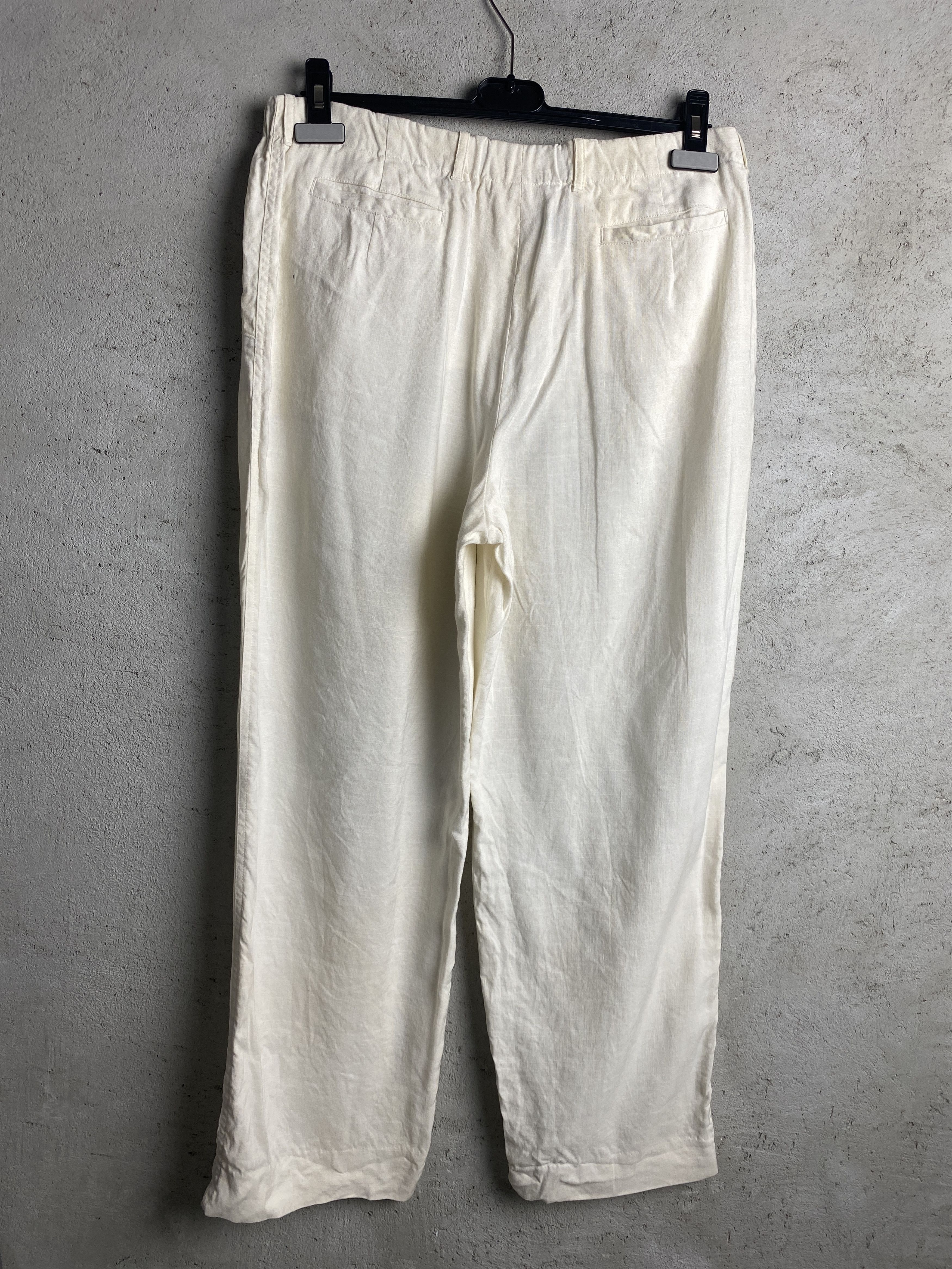 Giorgio Armani Giorgio Armani linen rayon pants vintage casual formal Size US 32 / EU 48 - 3 Thumbnail