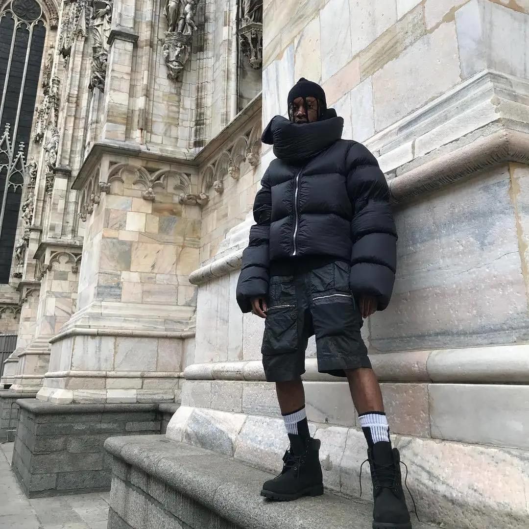 Rick Owens FW22 Cropped Funnel Down Puffer Size US L / EU 52-54 / 3 - 13 Thumbnail