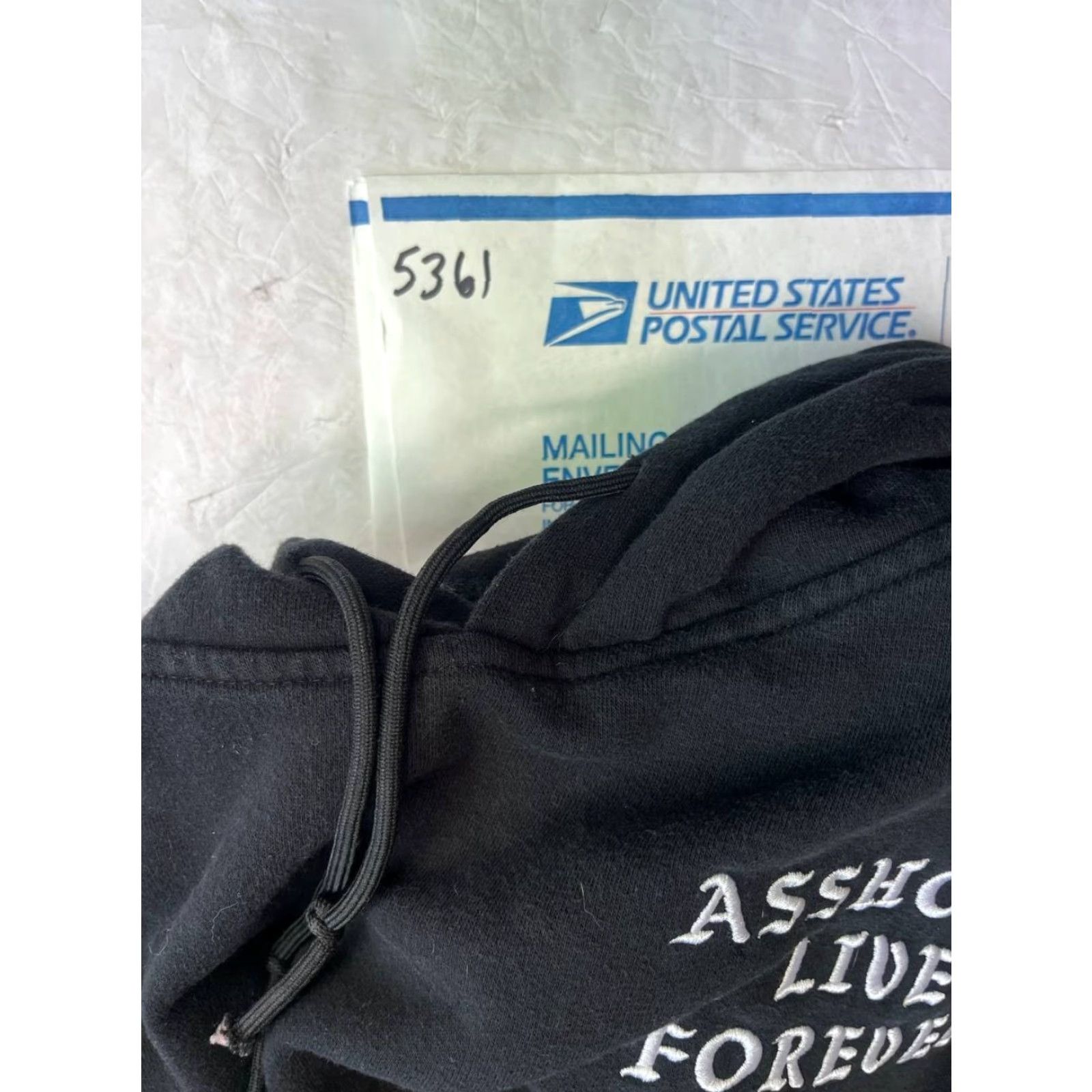 Forever 21 Forever A**holes Live Forever Polartec Hoodie Black Medium Embroidered Men Pullover Cotton Blend Size US M / EU 48-50 / 2 - 7 Thumbnail