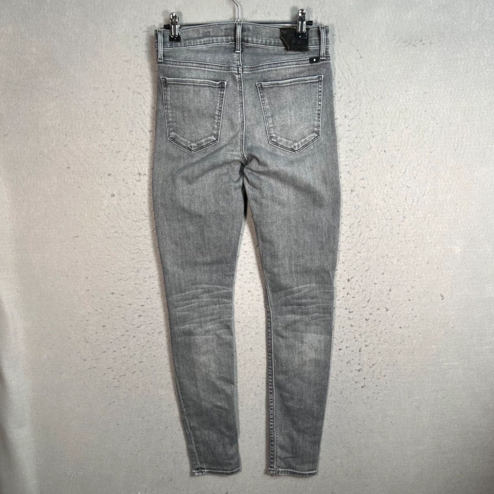 Lucky Brand Lucky Brand Womens Jeans / Brooke Legging Mid-Rise Ankle Stretch 4 Regular Gray 27 Inseam 29 5-Pocket Denim Cotton Blend Modern? Size 27" / US 4 / IT 40 - 2 Thumbnail