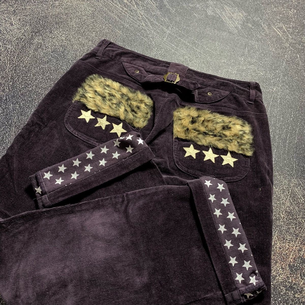 Japanese Brand 2000s Rough Union Made Corduroy Burgundy V-keii Lgb Style Size US 29 - 11 Thumbnail