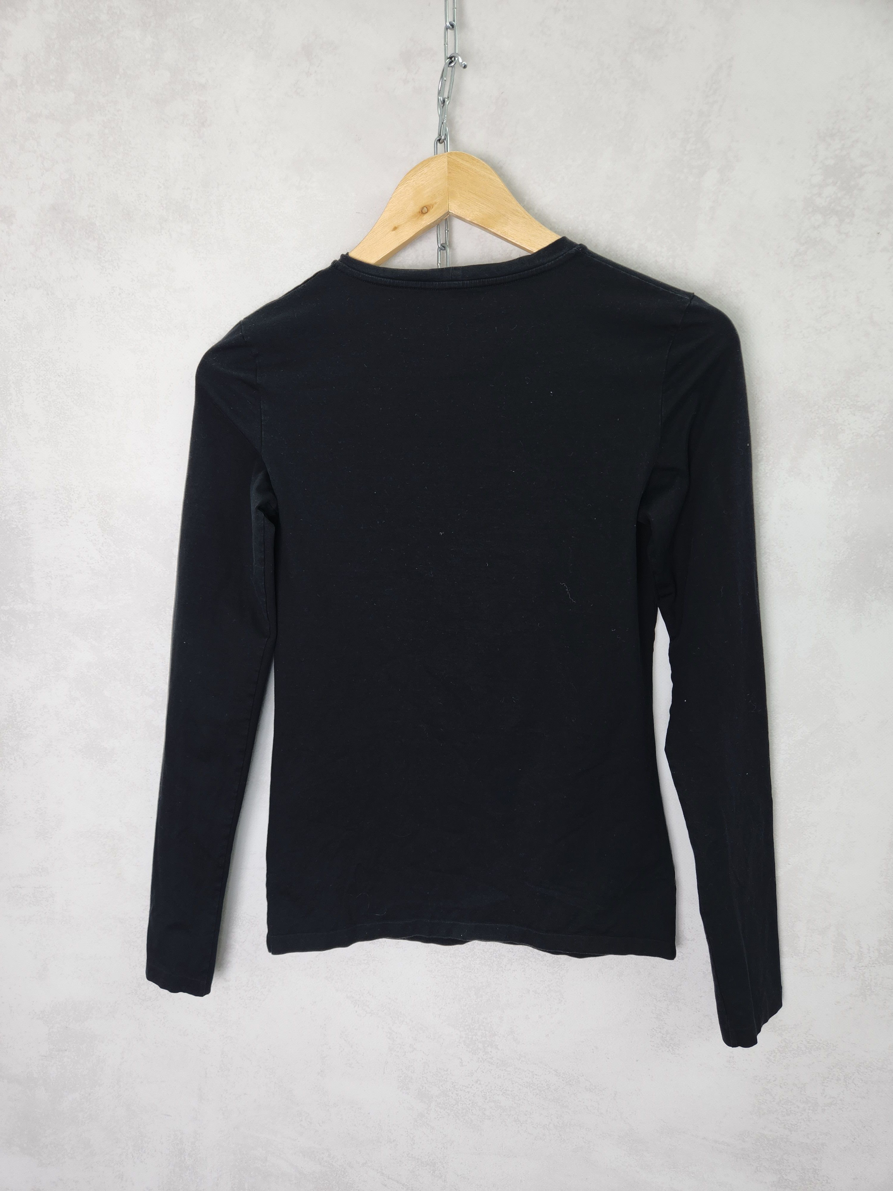 Jil Sander Jil Sander black basic cottone long sleeve size M Size M / US 6-8 / IT 42-44 - 6 Thumbnail
