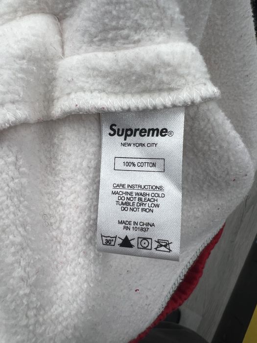 Supreme Supreme Big Logo Paneled Sweatpants Red Size M | Grailed