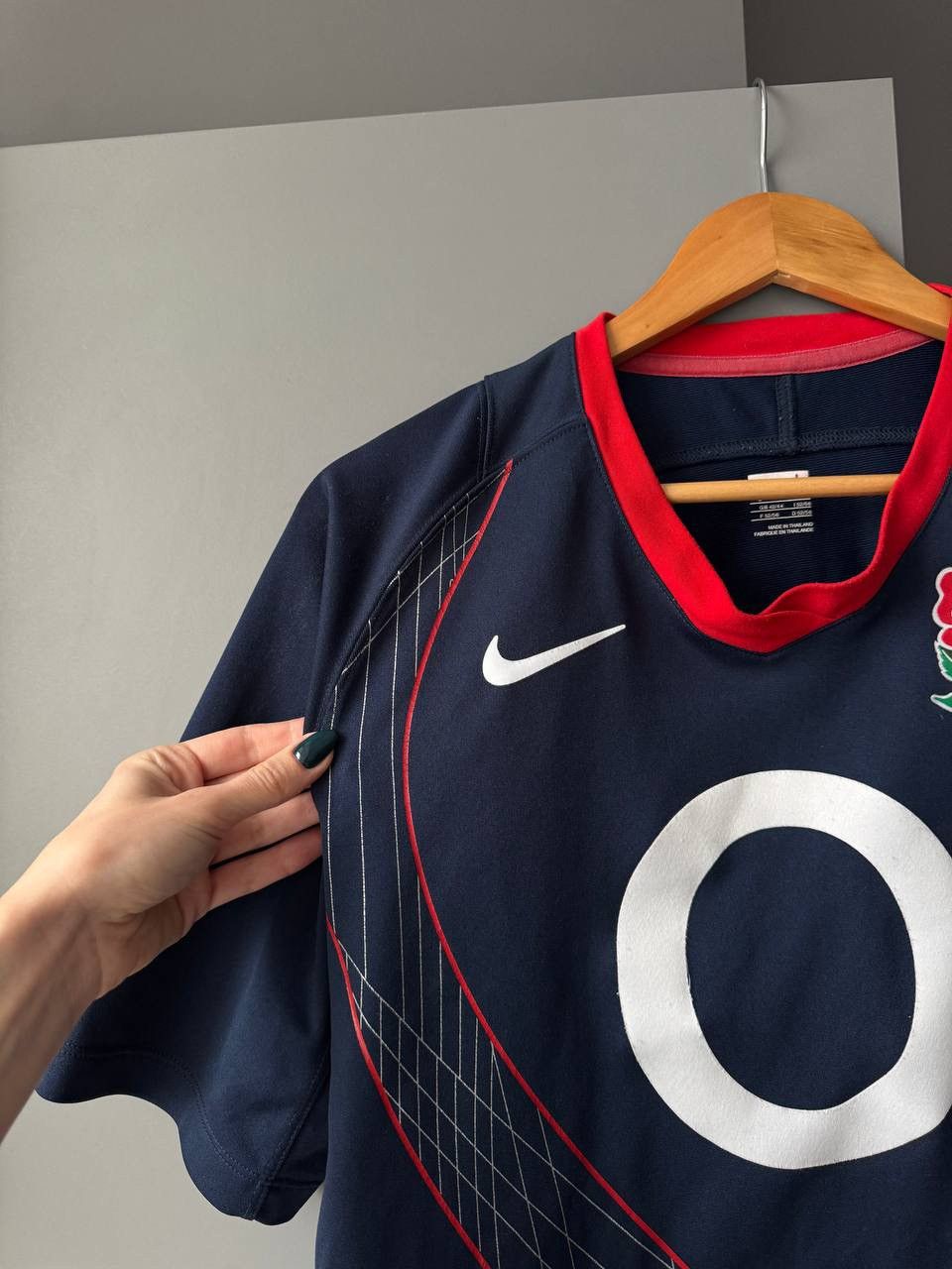 Nike Nike Vintage Rugby England Union Polo Size US L / EU 52-54 / 3 - 4 Thumbnail
