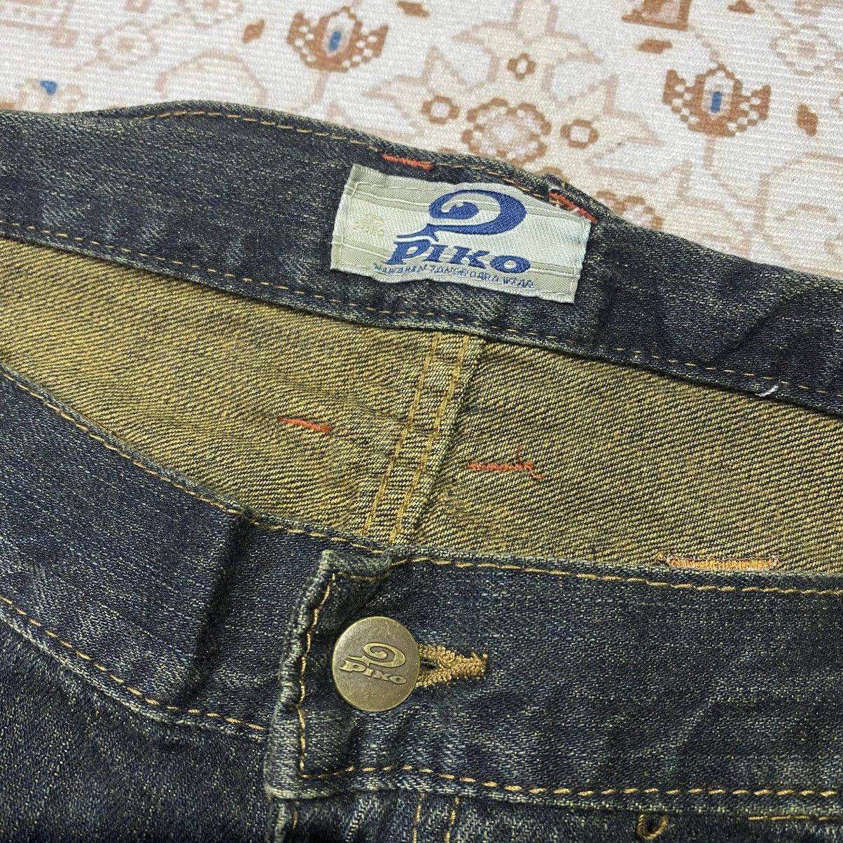 If Six Was Nine × Japanese Brand × Le Grande Bleu (L.G.B.) 2000s Y2K Piko Aloha Distressed Emboidery Jeans Size US 26 / EU 42 - 5 Thumbnail