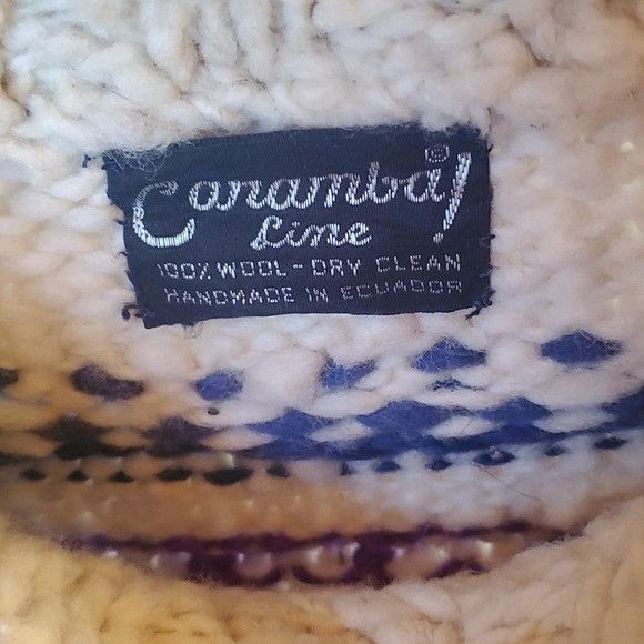 Vintage Vintage Caramba Line 100% Wool LS Made in Ecuador Sz. XL Swe Size US XL / EU 56 / 4 - 4 Thumbnail