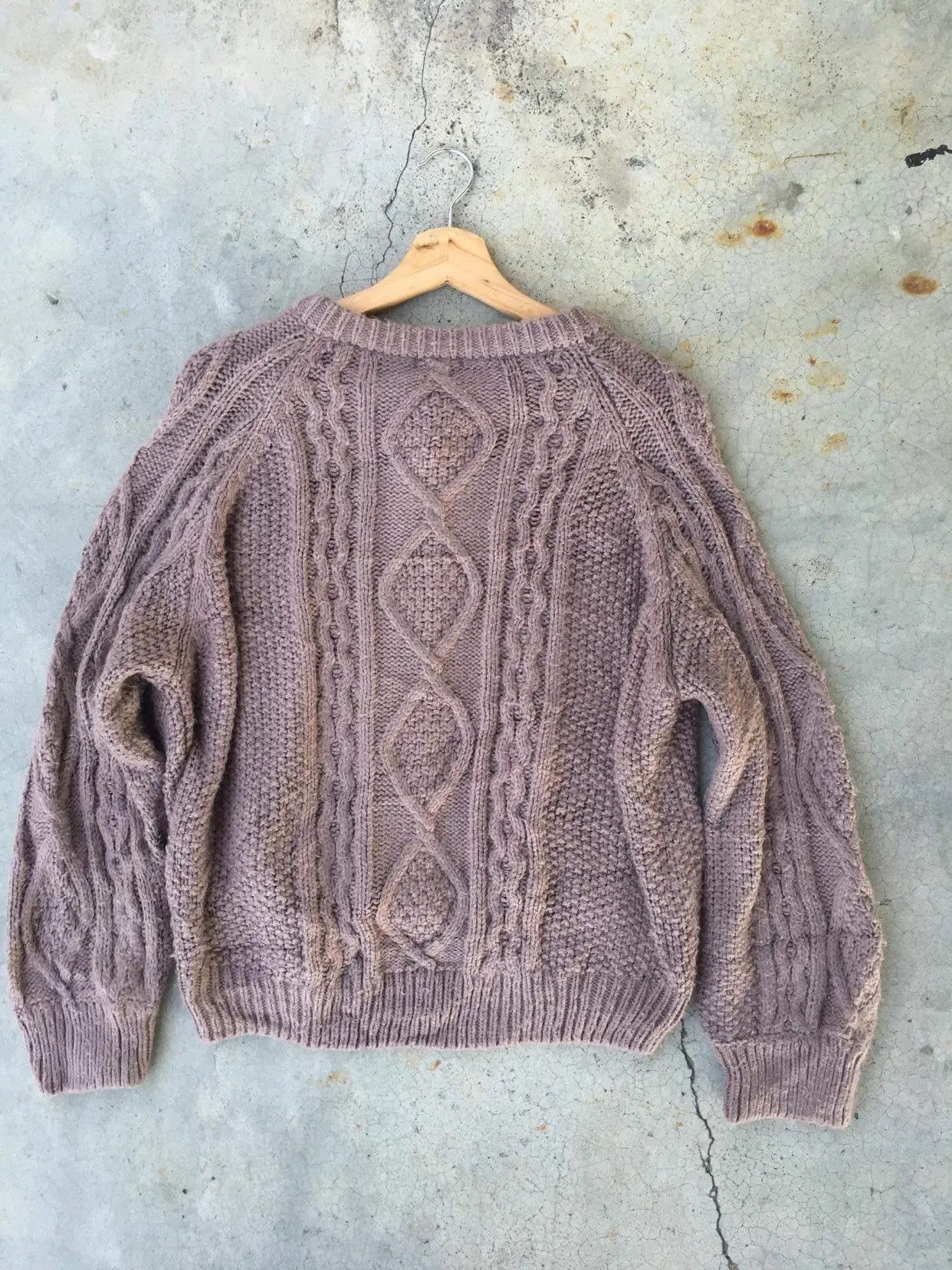 Homespun Knitwear × Japanese Brand 📌Japanese GU Pullover Pureknit Knitting Cardigan Pattern Size US XL / EU 56 / 4 - 10 Thumbnail